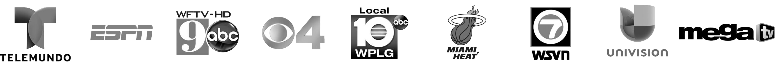 As seen on CBS, NBC, ABC, FOX, Telemundo, Univision and more